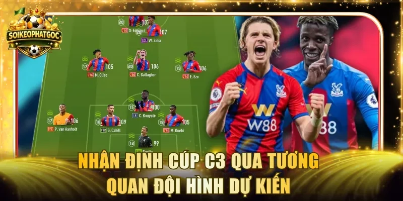 Nhận định cúp C3 qua tương quan đội hình dự kiến